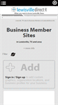 Mobile Screenshot of members.lewisvilledirect.info